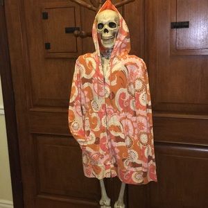 Lucky brand preworn paisley hoodie SZ M